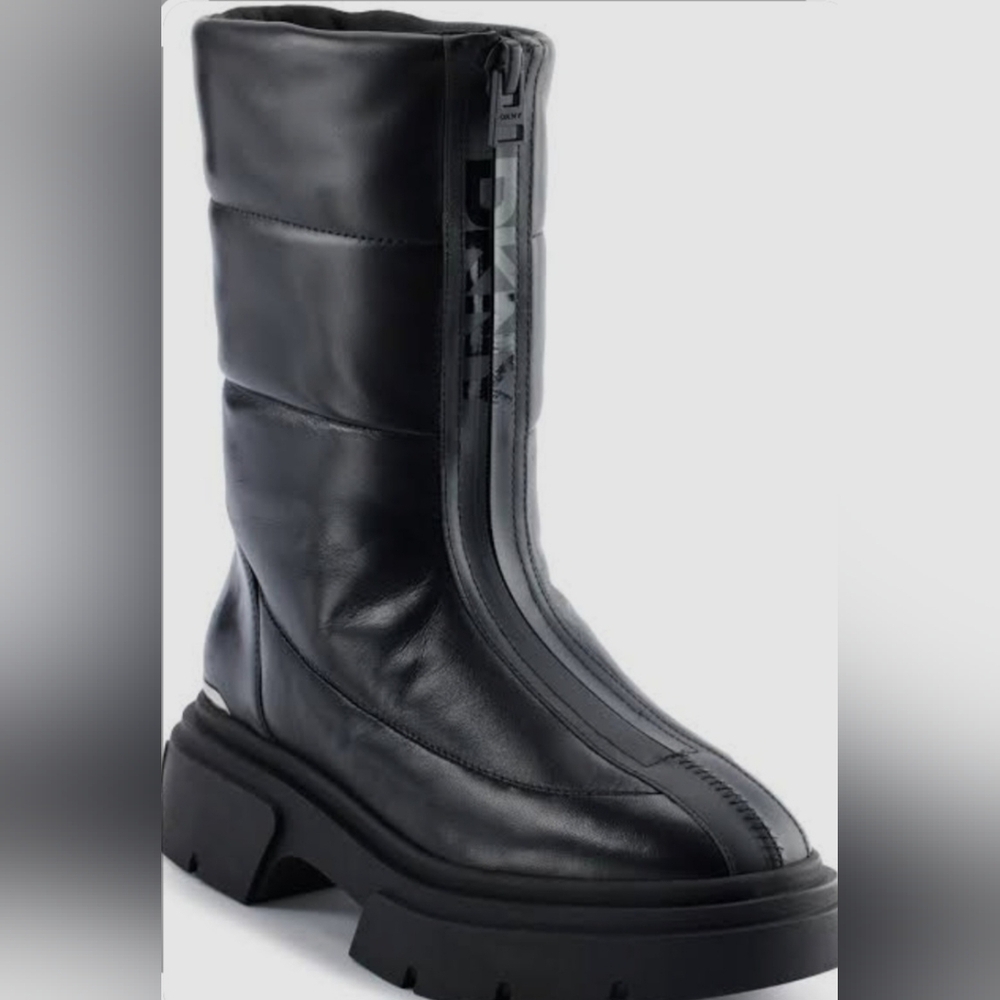 DKNY Fiza Lug Sole Bootie/Fiza Zipper Boot Womens Size 7.5 Platform Boot New